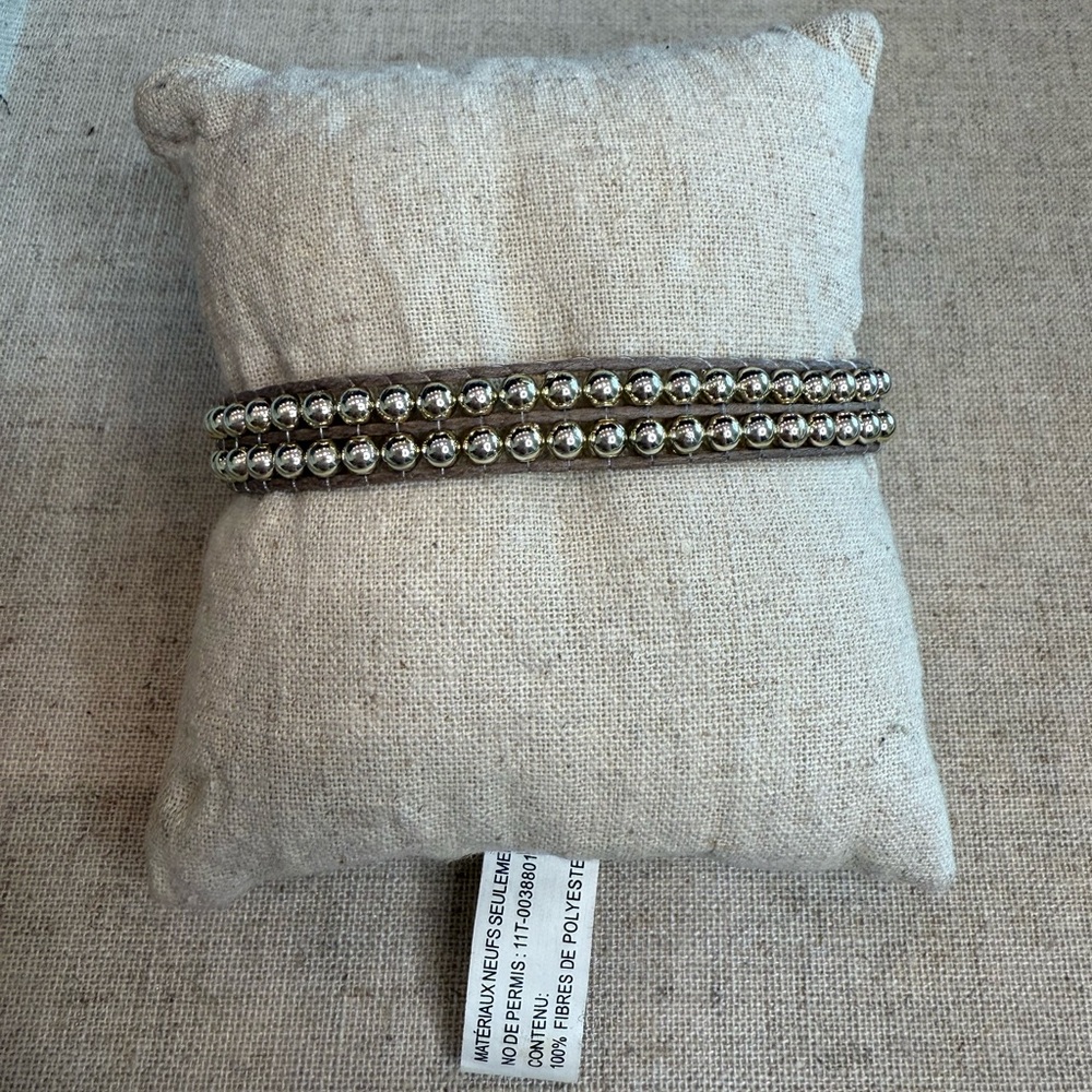 Gold Beaded Bracelet